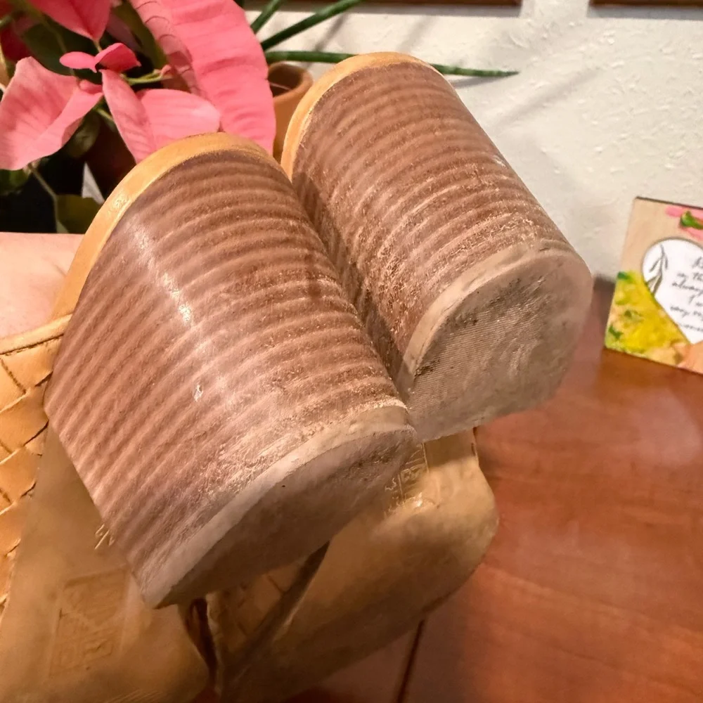 Madewell woven leather mules size 9.5 - Picture 6 of 8